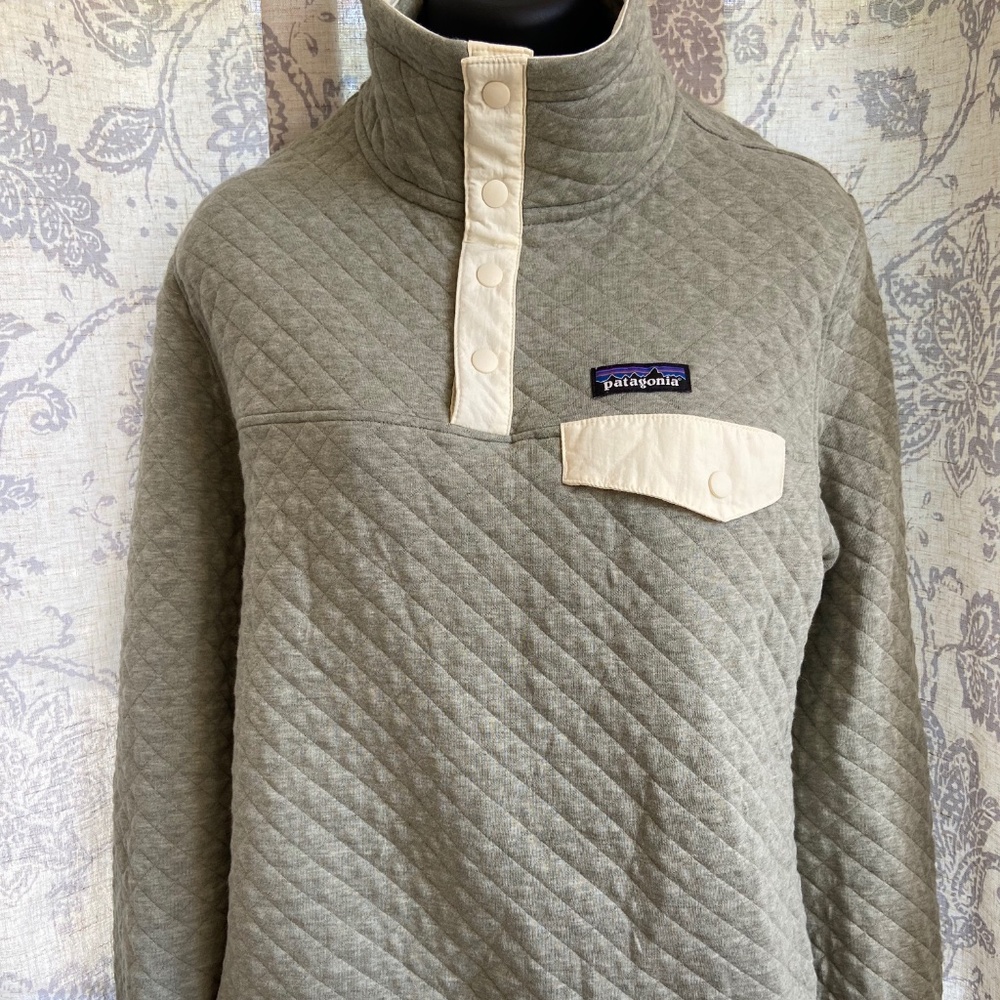 Patagonia Organic Cotton Quilt Snap Pullover